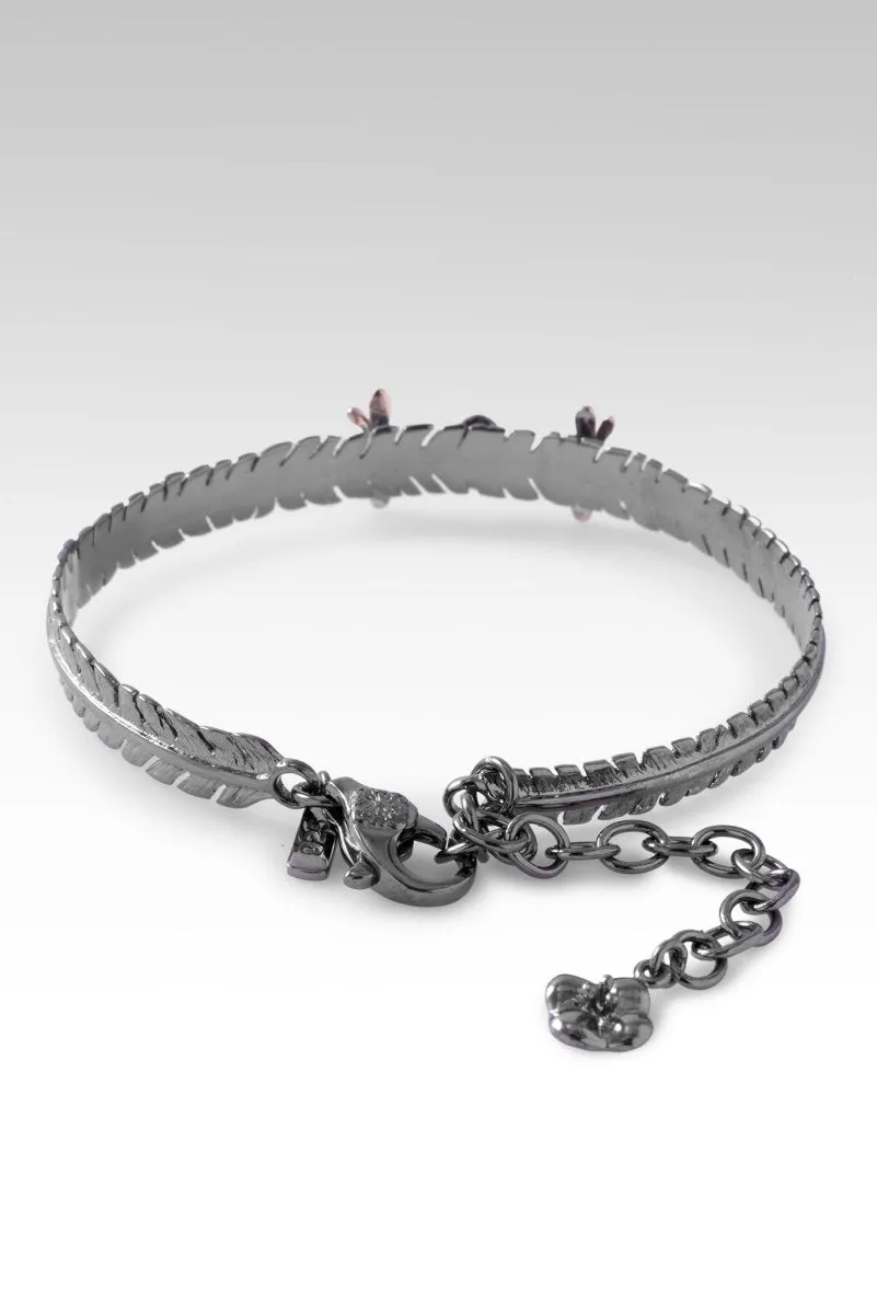 Black Rhodium Changes Within Bracelet? in White Zircon