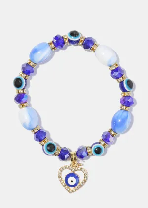 Blue Evil Eye Bracelet