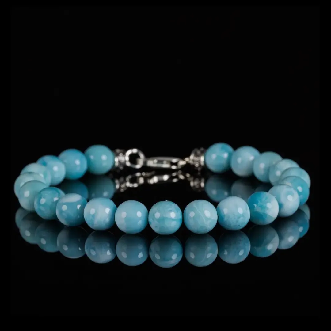 Blue Larimar Bracelet II (8.5-9mm)
