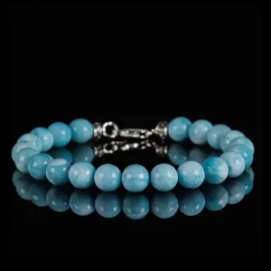 Blue Larimar Bracelet II (8.5-9mm)