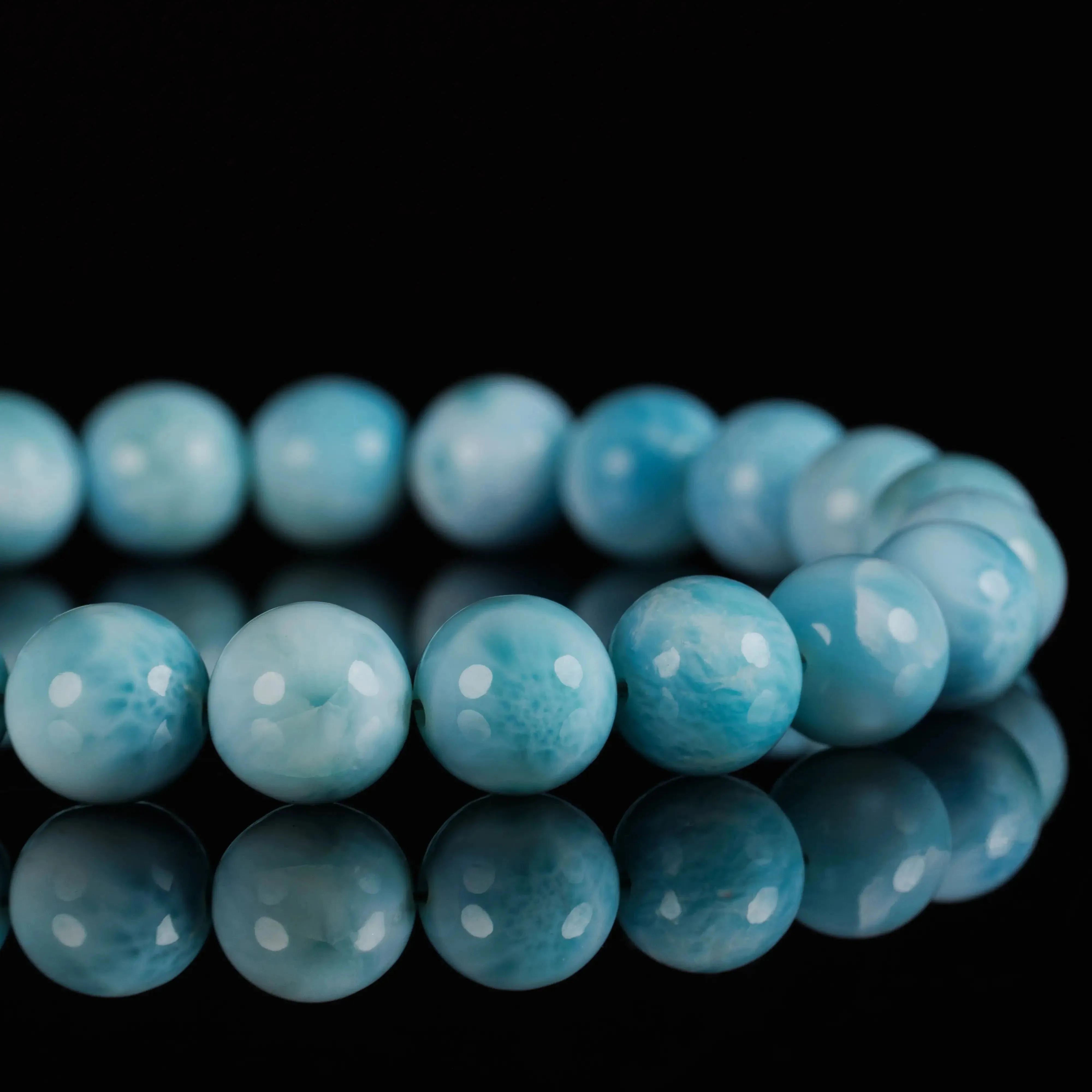 Blue Larimar Bracelet II (8.5-9mm)