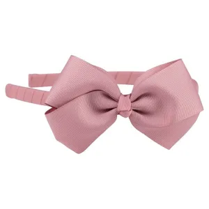 Bow's by Str Hairband 11 cm (antique rose)