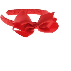 Bow's by St?r Hairband Classic Large Bow - Poppy Red