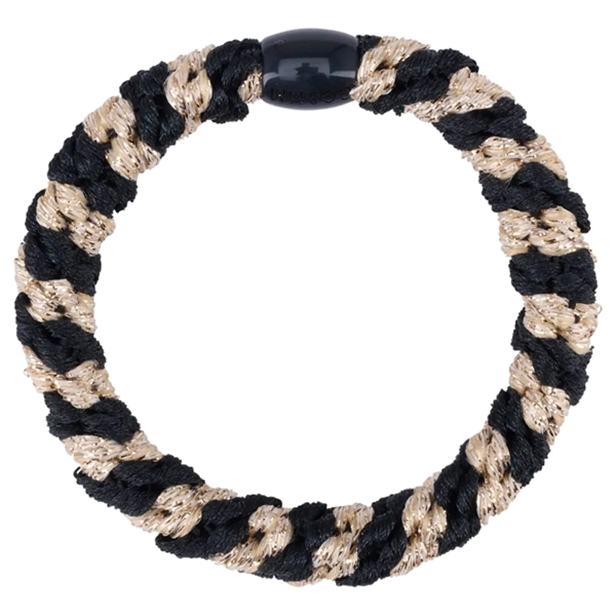 Bow's by Str Hairties Multi Black/Gold Glitter