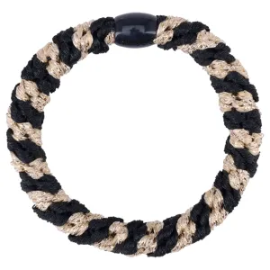 Bow's by Str Hairties Multi Black/Gold Glitter