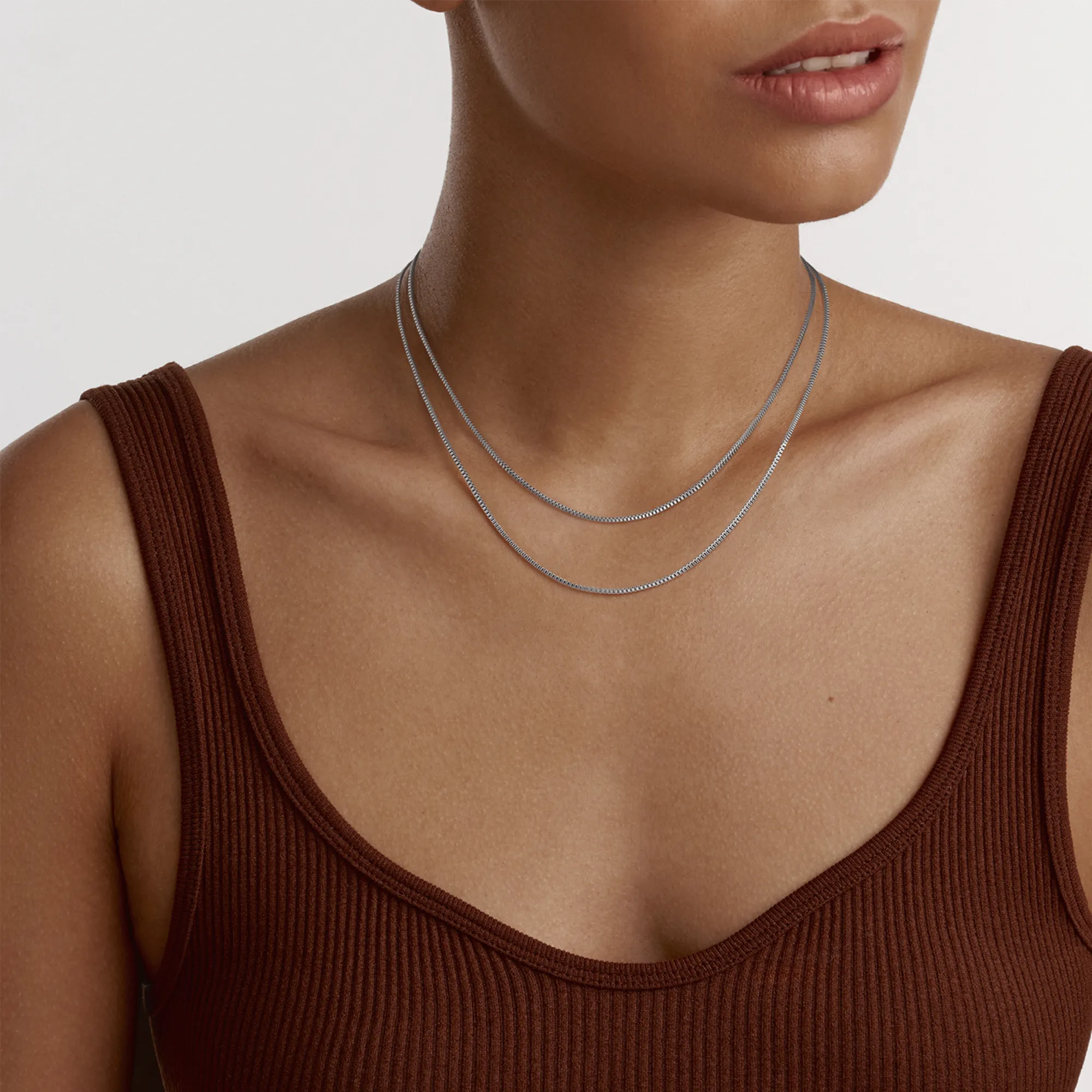 Box Chain Necklace S