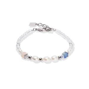 Bracelet Cosmic Pearls soft silver