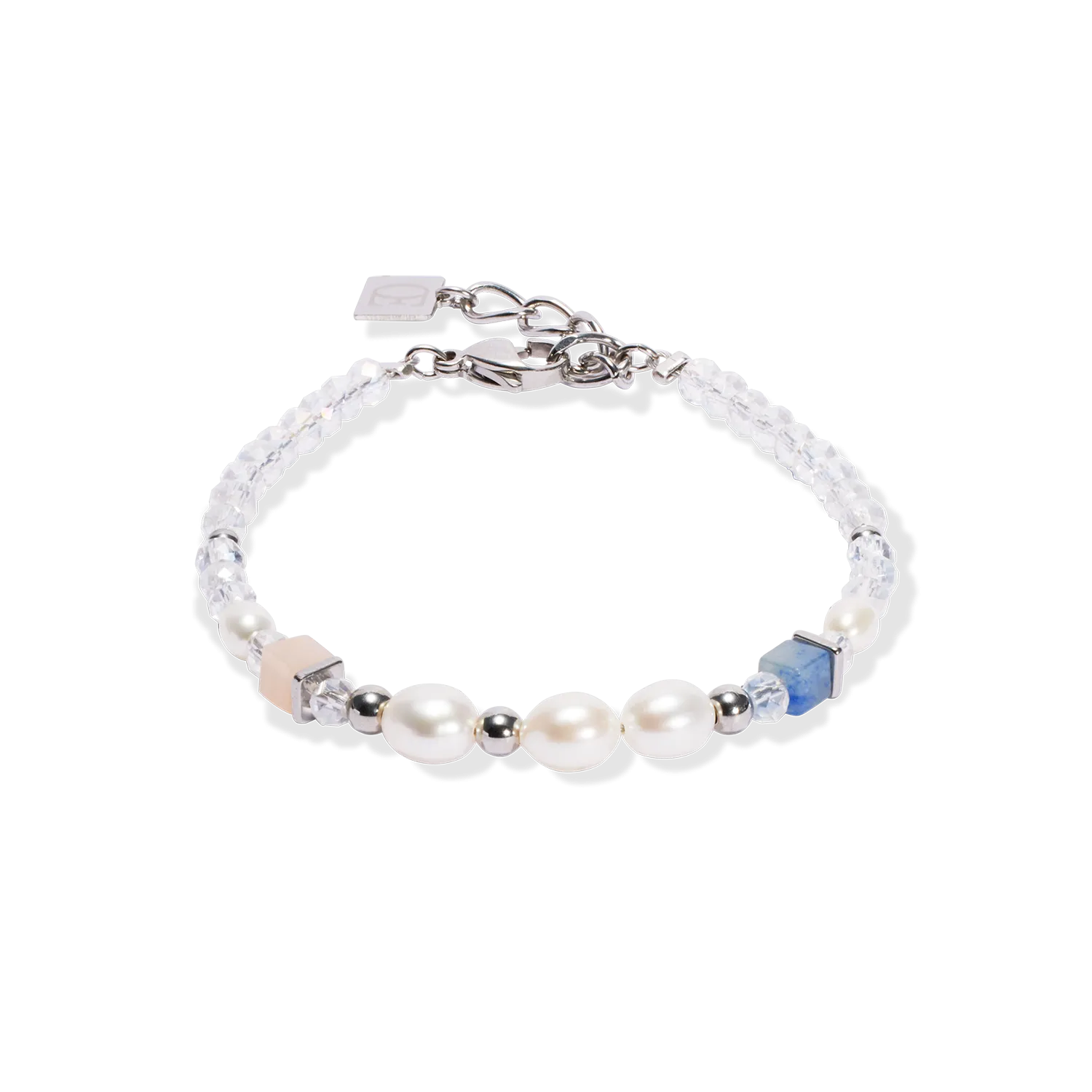 Bracelet Cosmic Pearls soft silver