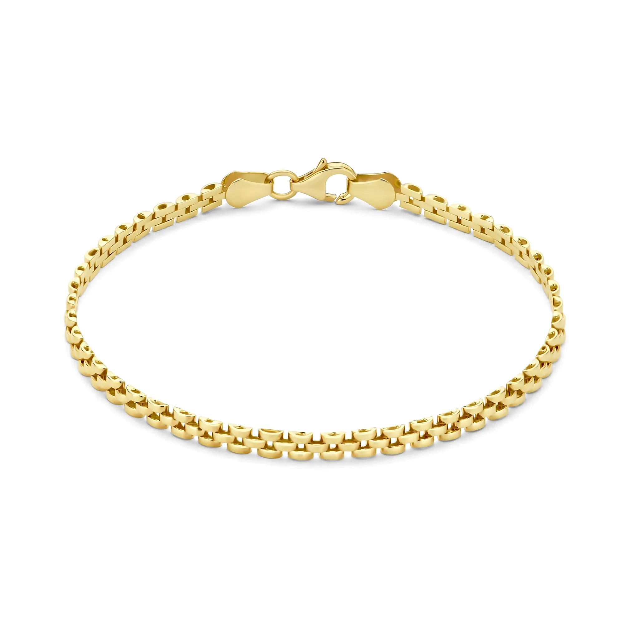 Cadeau d'Isabel 14 karat gold necklace and bracelet gift set