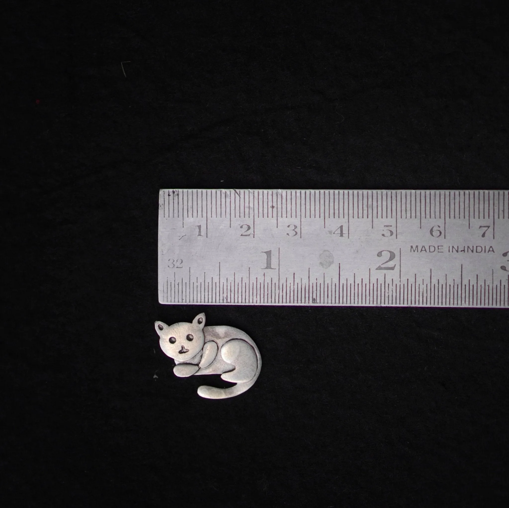 Cat Silver Pin a?? Movable Head