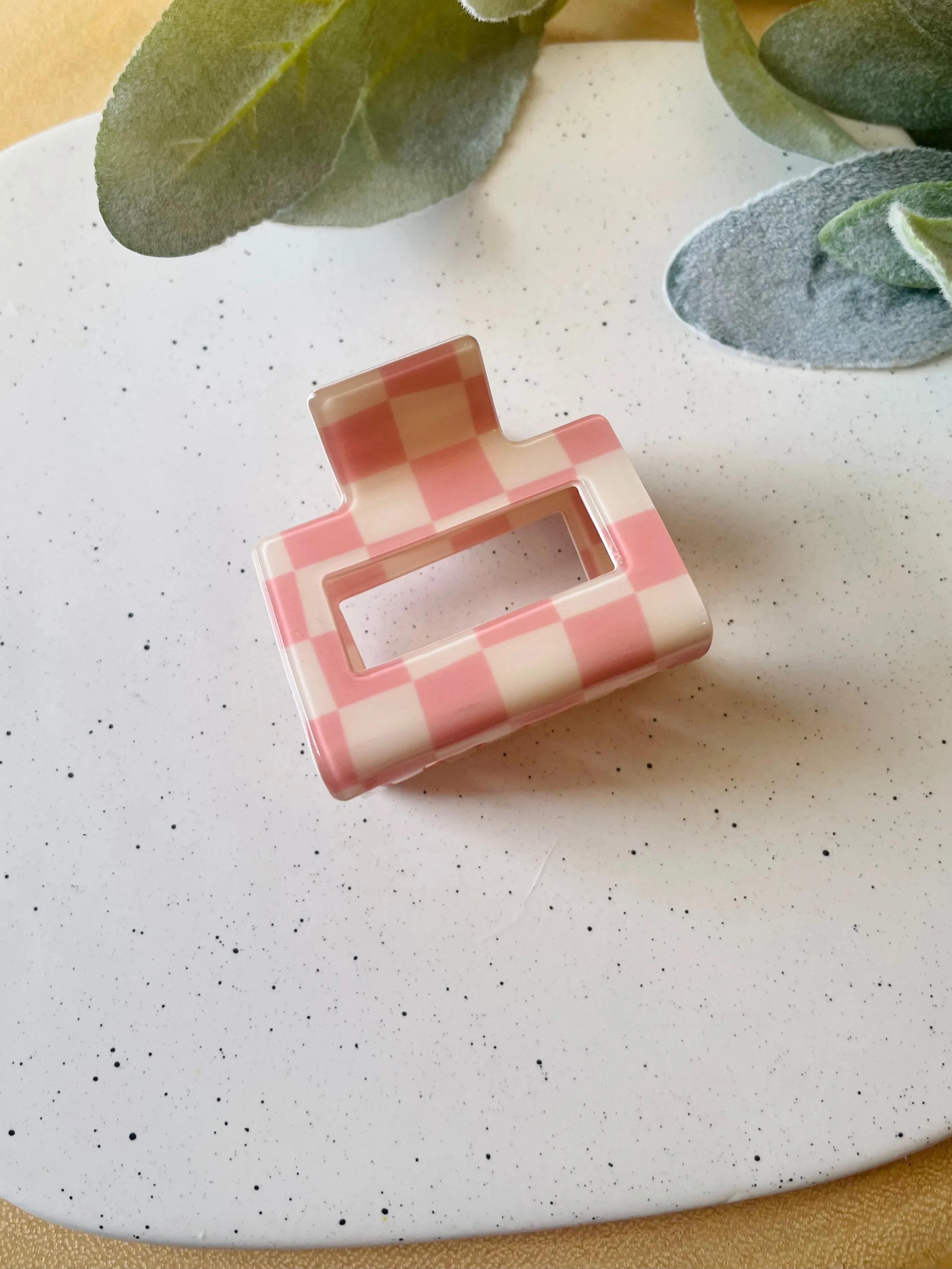 Checkered 2?? Claw Clips