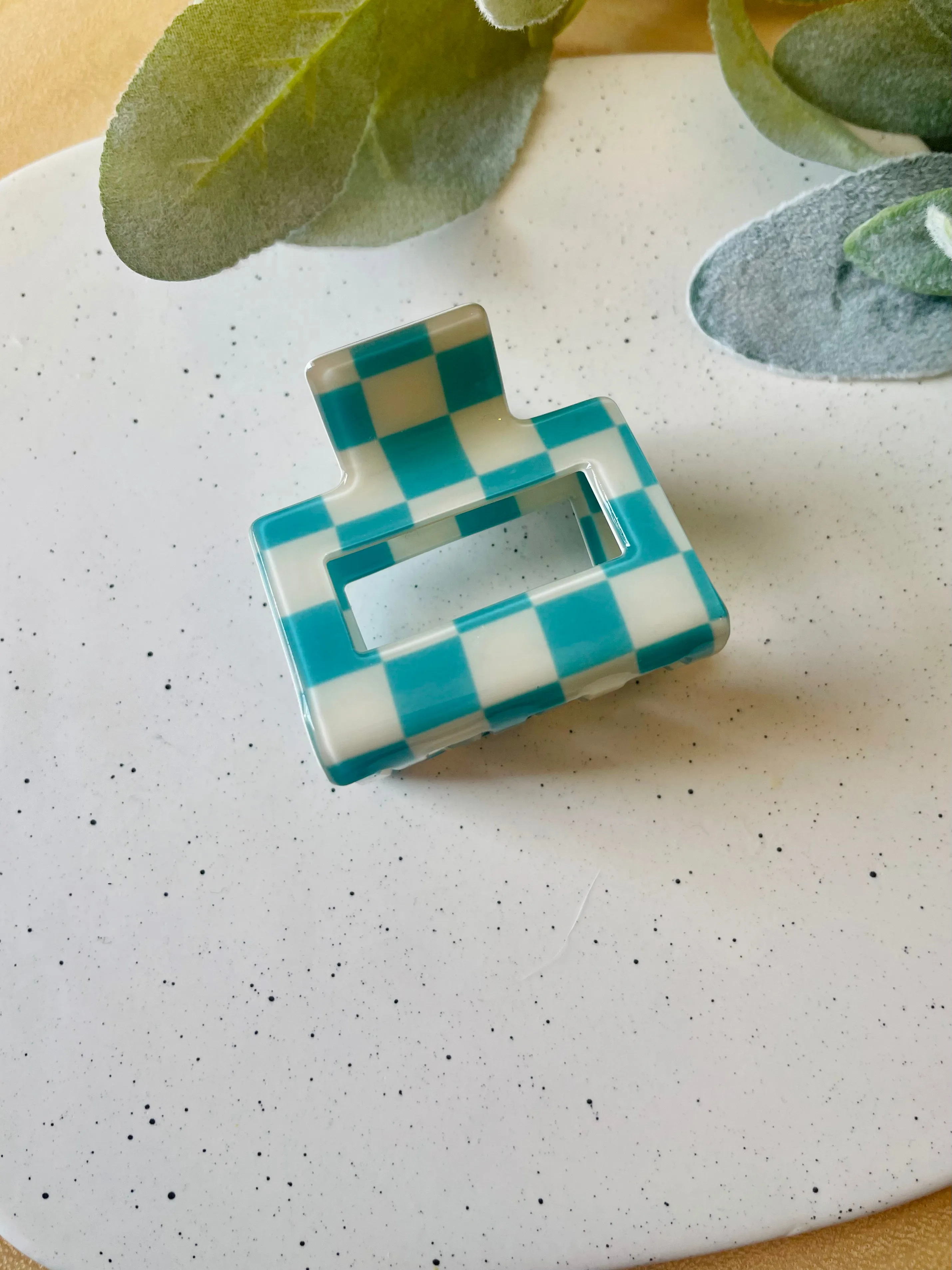 Checkered 2?? Claw Clips