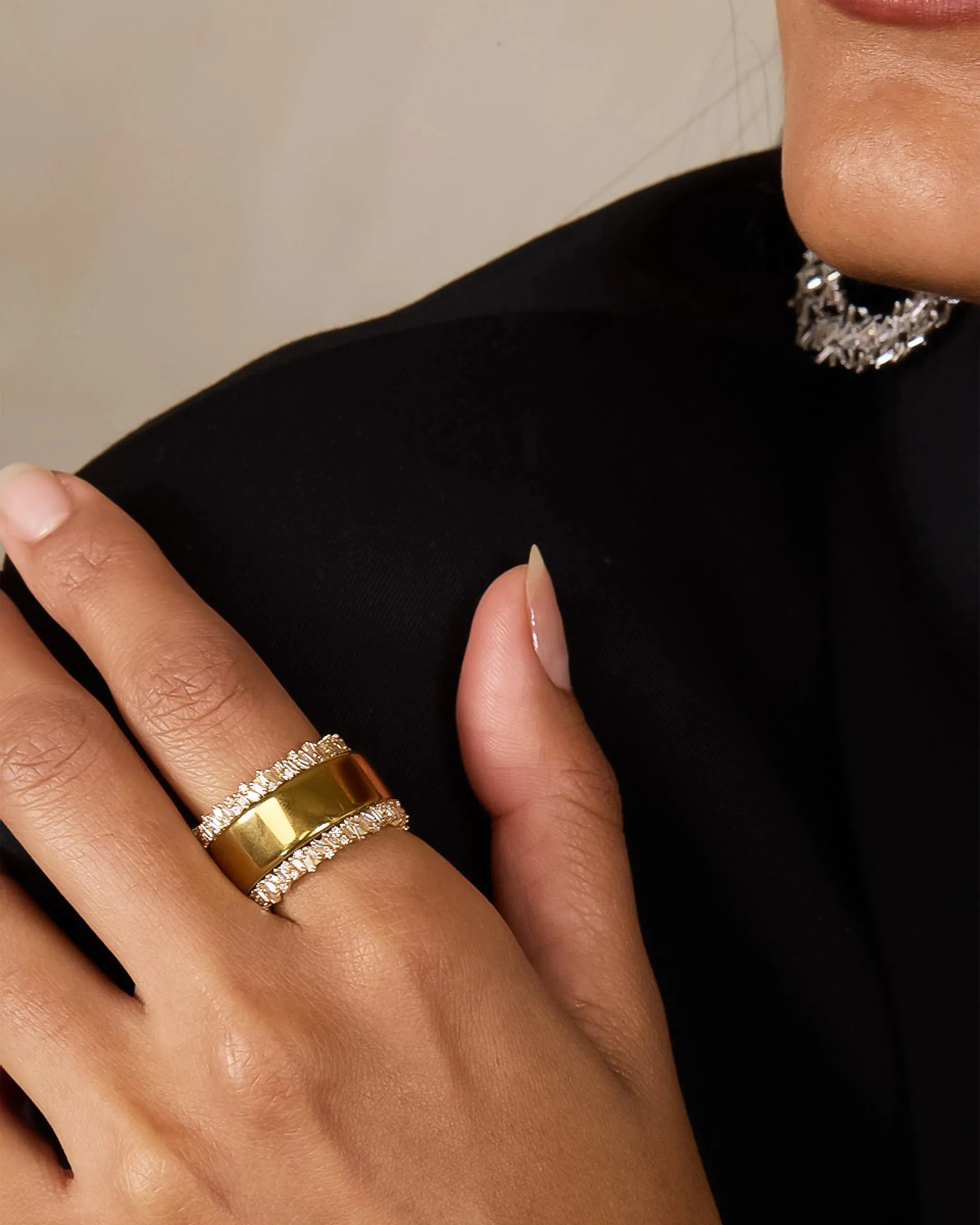 Classic Diamond Mini Icon Eternity Ring Jackets