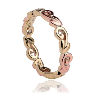 Clogau Tree Of Life Yellow and Rose Gold Ring D