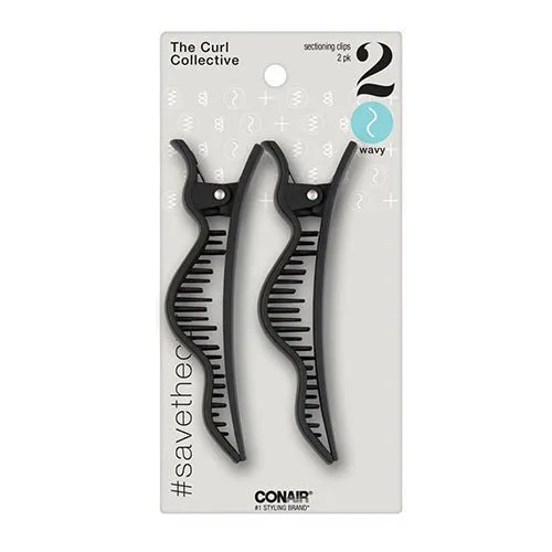 Conair Sectioning Hair Clips 2pcs