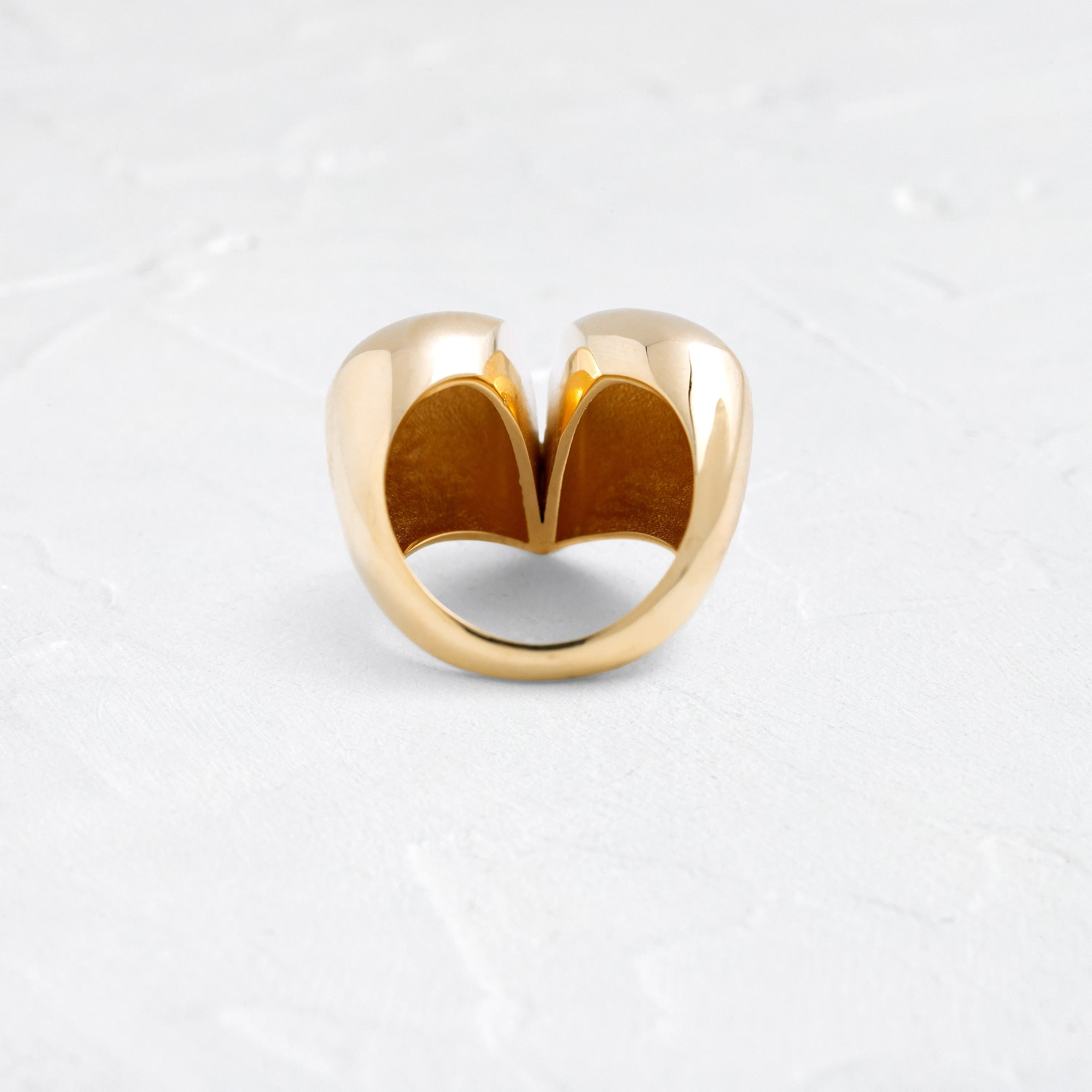 Cracked Open Heart Ring - In Stock