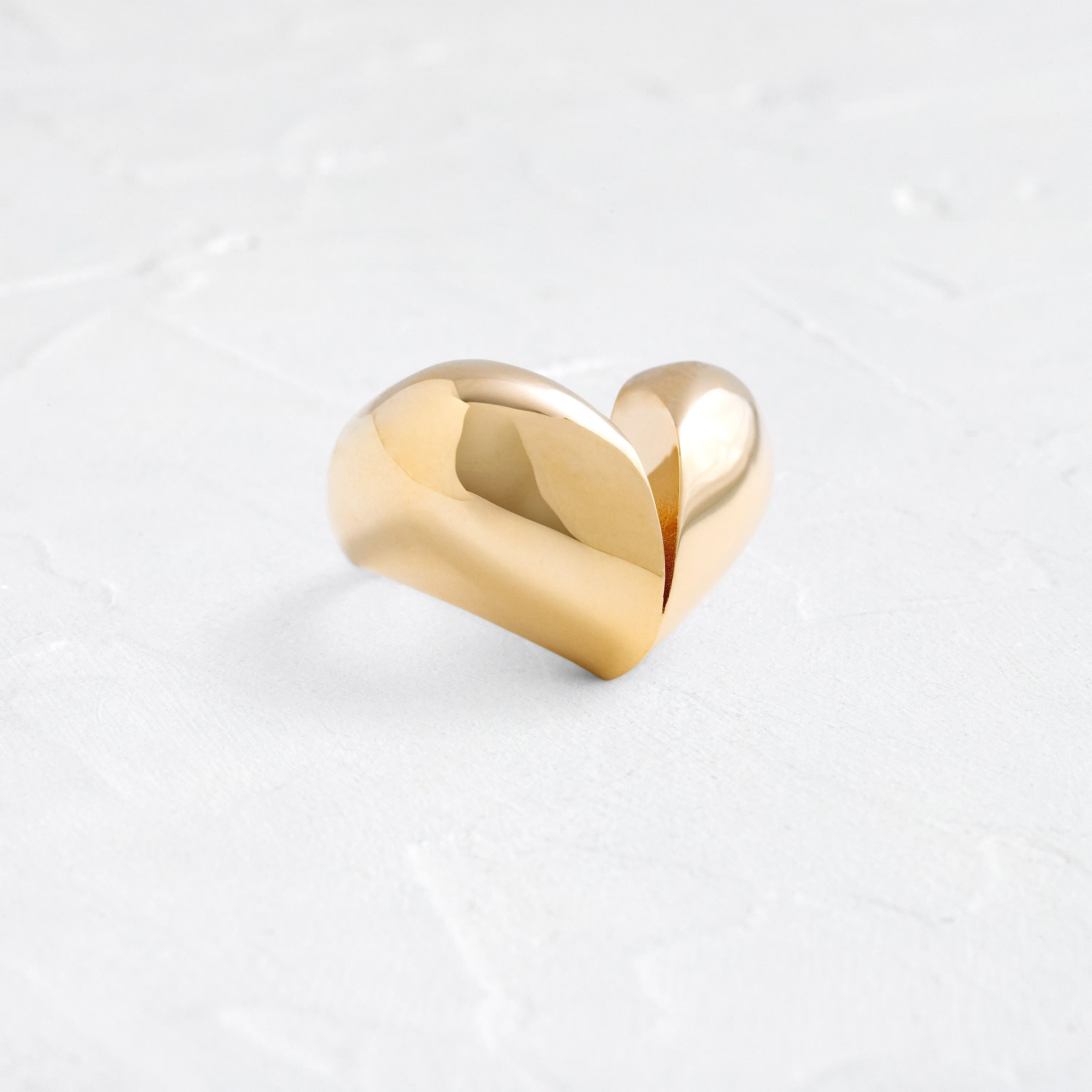 Cracked Open Heart Ring - In Stock