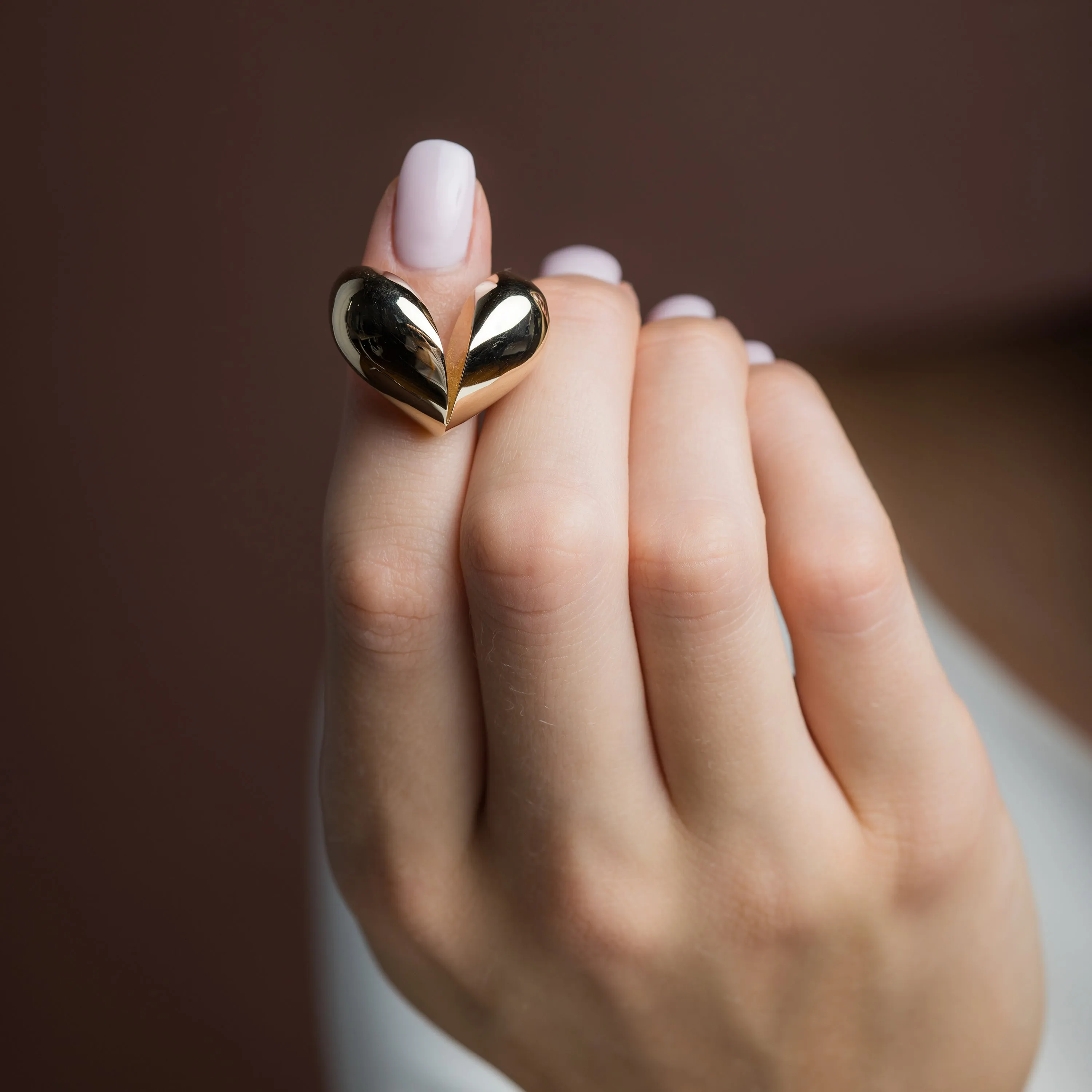 Cracked Open Heart Ring - In Stock