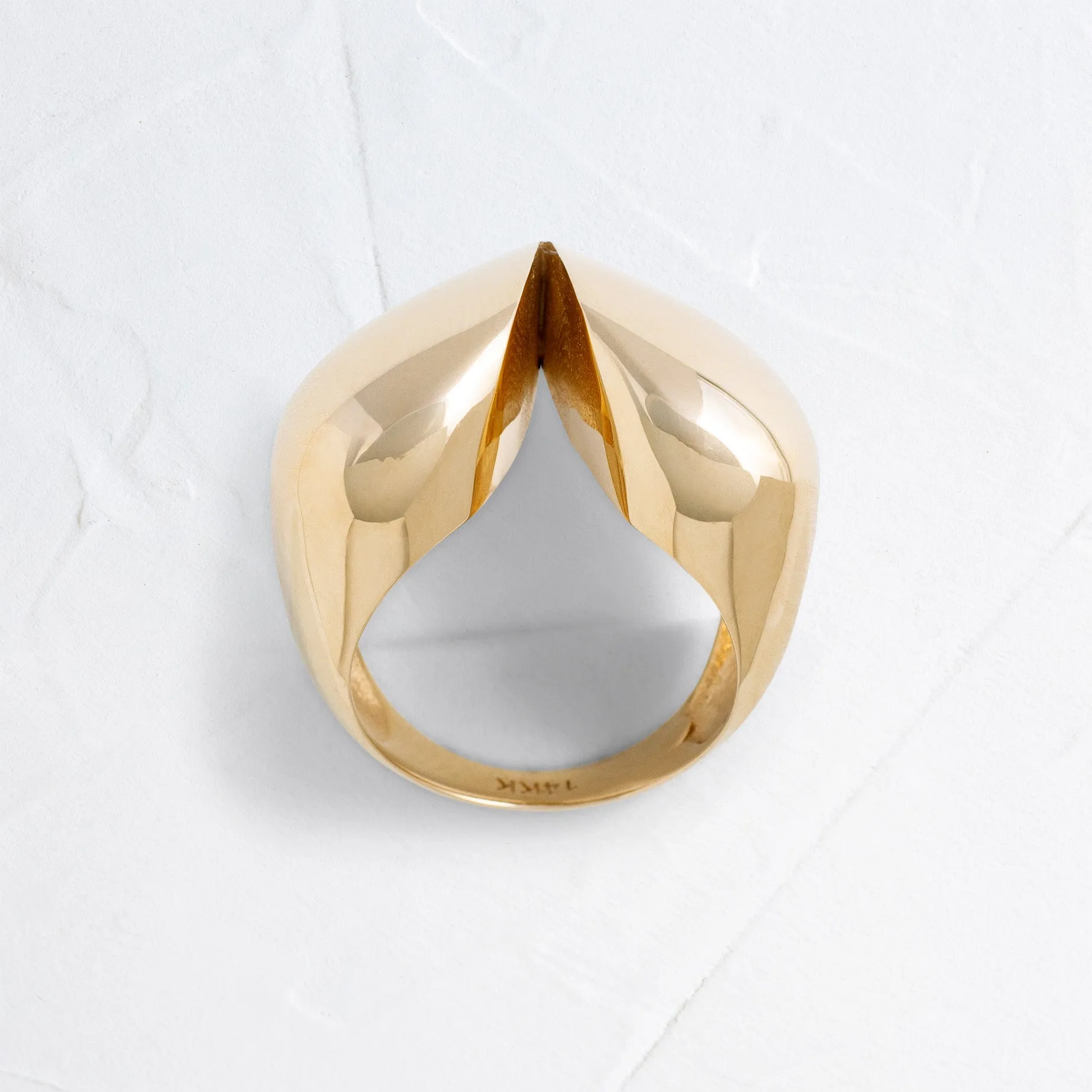 Cracked Open Heart Ring - In Stock