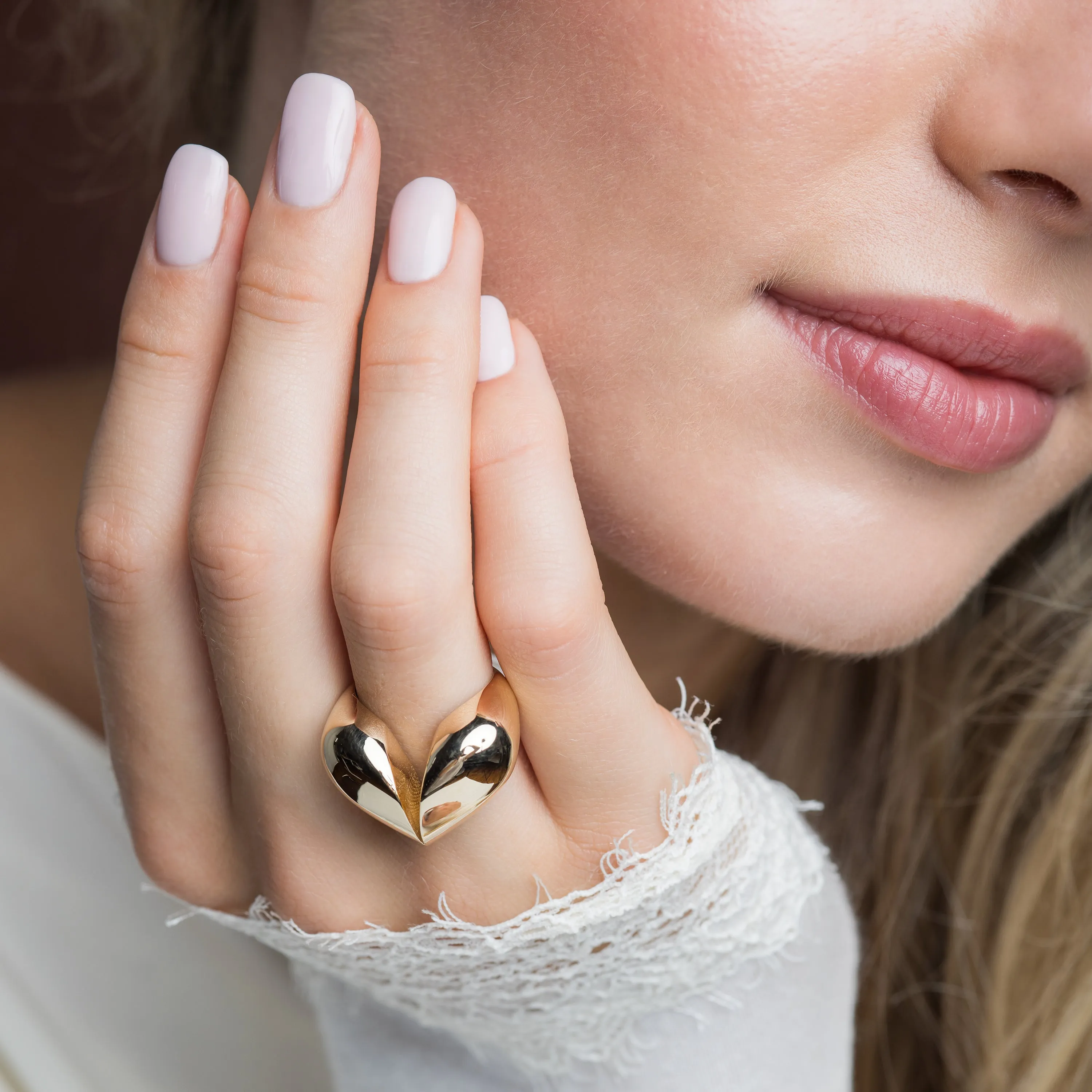 Cracked Open Heart Ring - In Stock