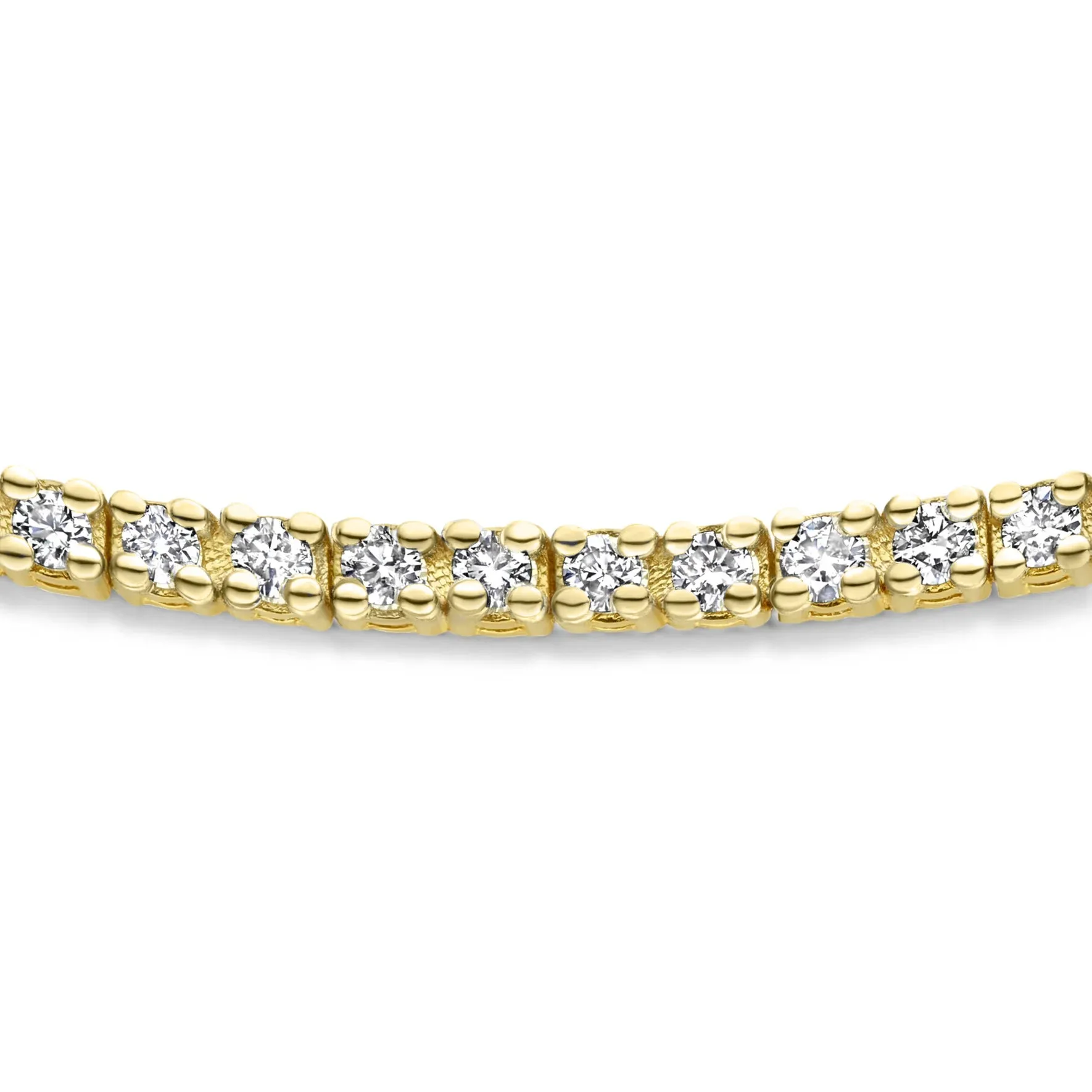 De la Paix Madeline 14 karat gold tennis bracelet with diamond 1.08 ct