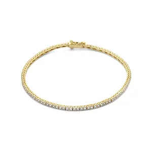 De la Paix Madeline 14 karat gold tennis bracelet with diamond 1.08 ct