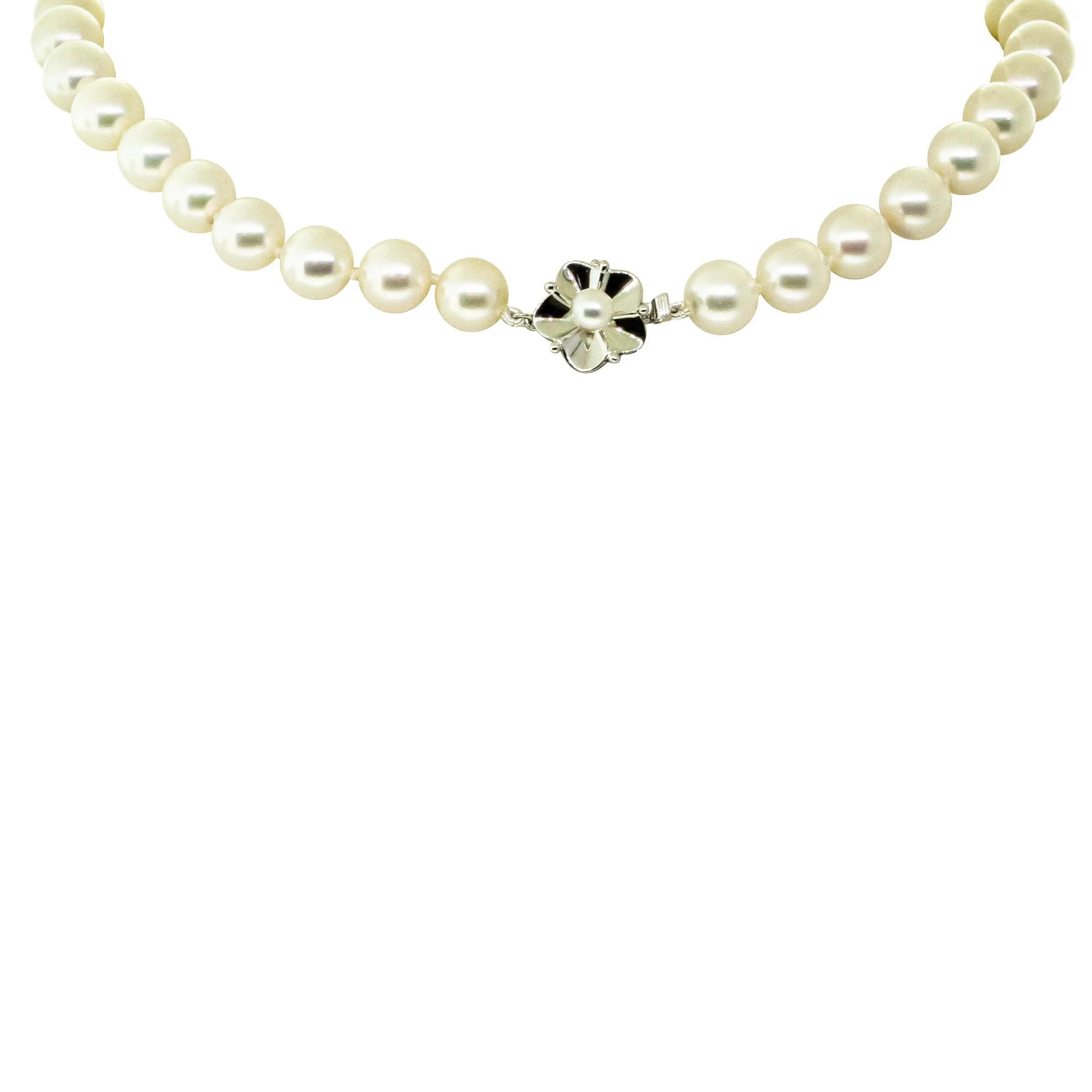 Deja Vu 14ct White Gold Akoya Pearl Strand