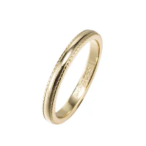Detailed Plain Band Ring