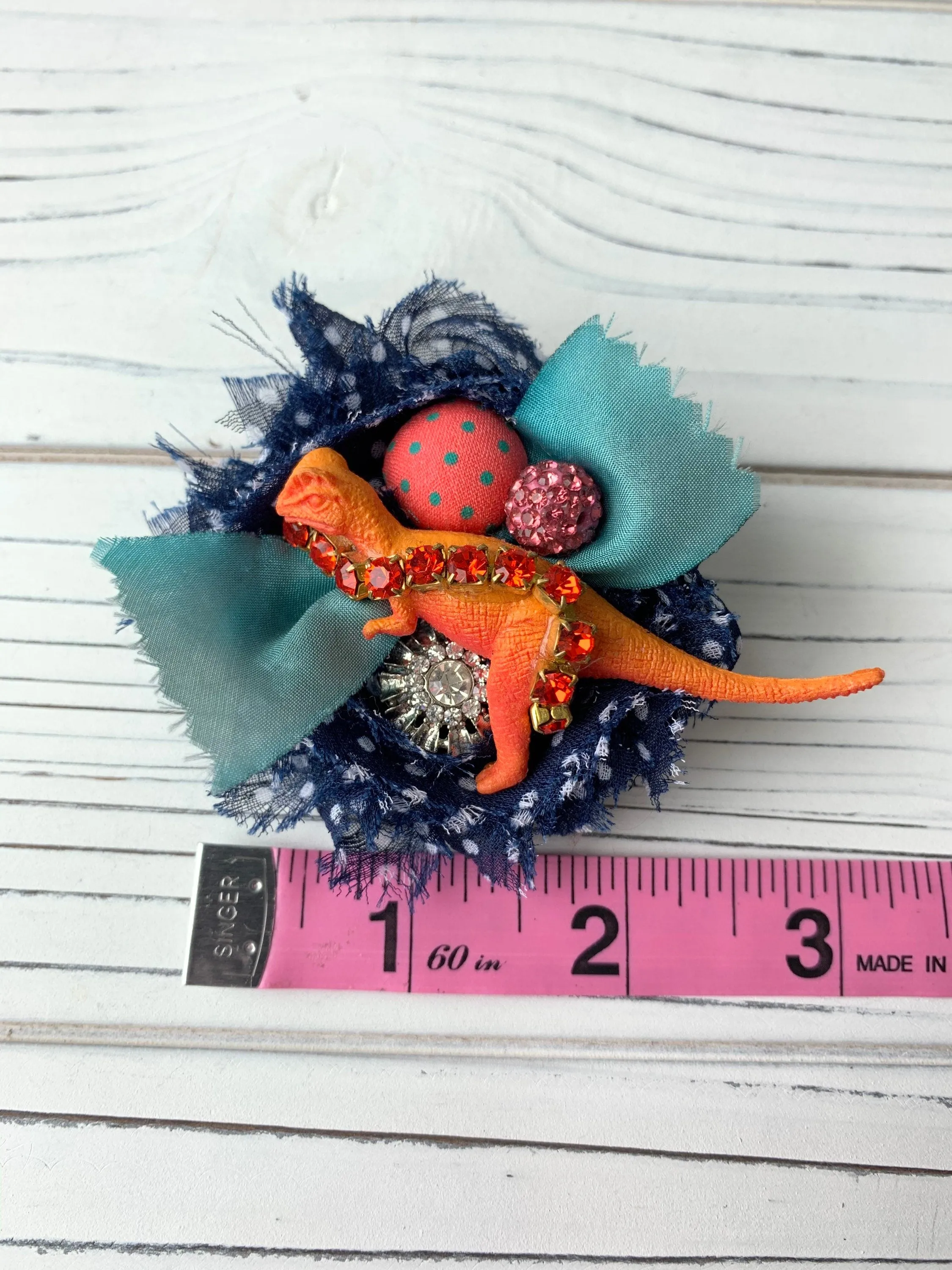 Dino-Mite Barrette in Moonlight