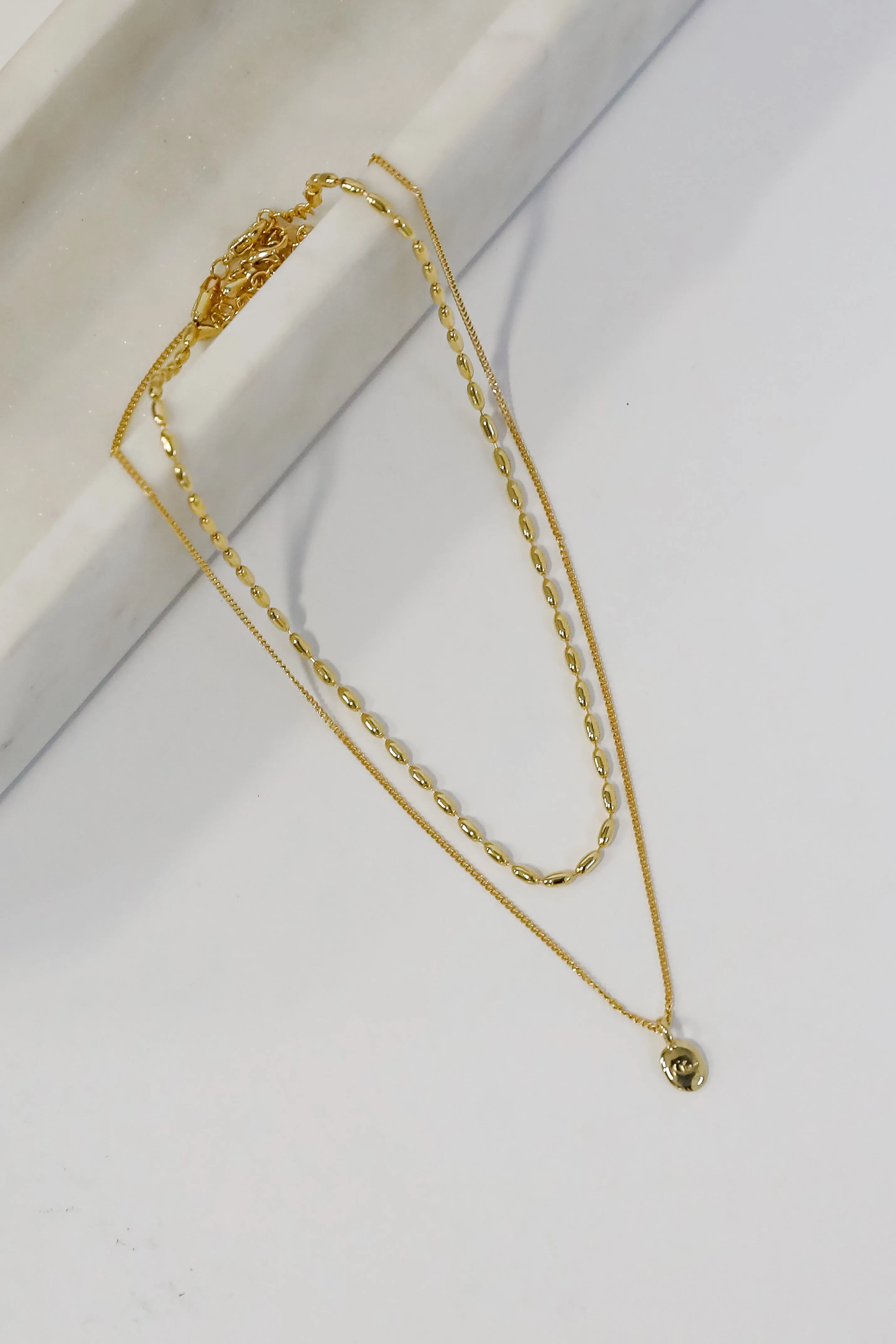 Eden Gold Layered Chain Necklace
