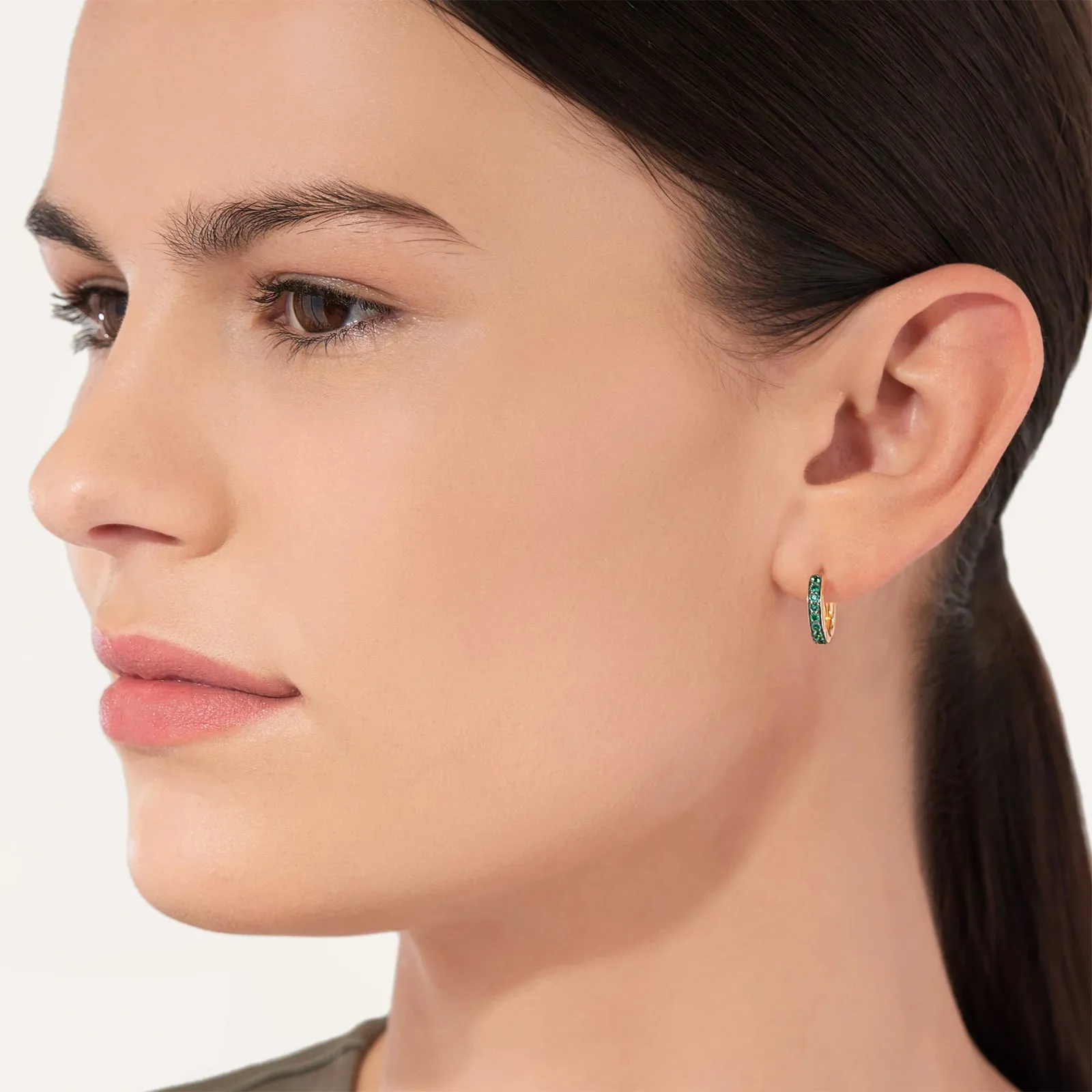 Emerald Together Earrings