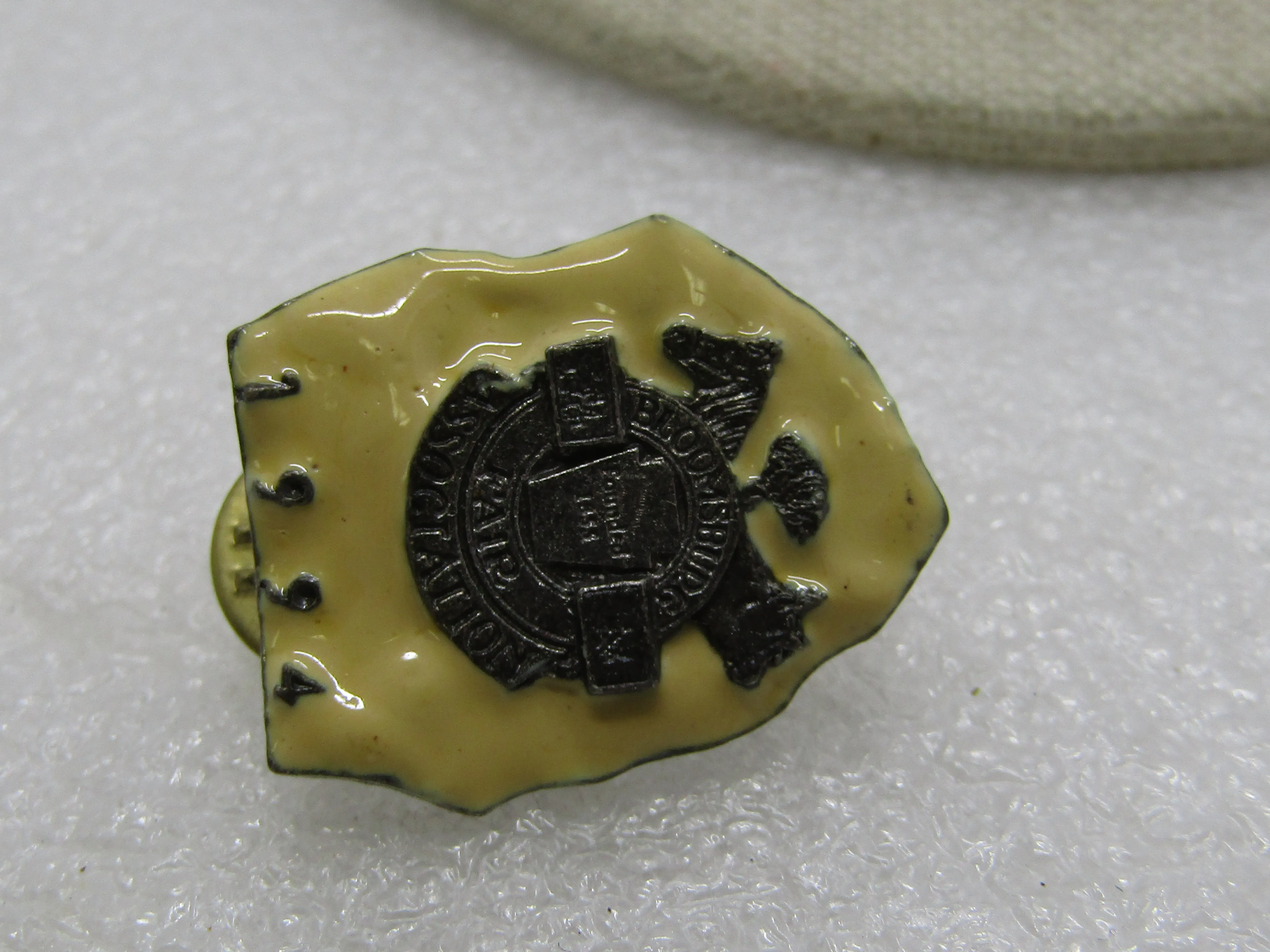 Enameled 1994 Bloomsburg Fair Pin/Brooch, signed J.F. Graphics, Lebanon, PA