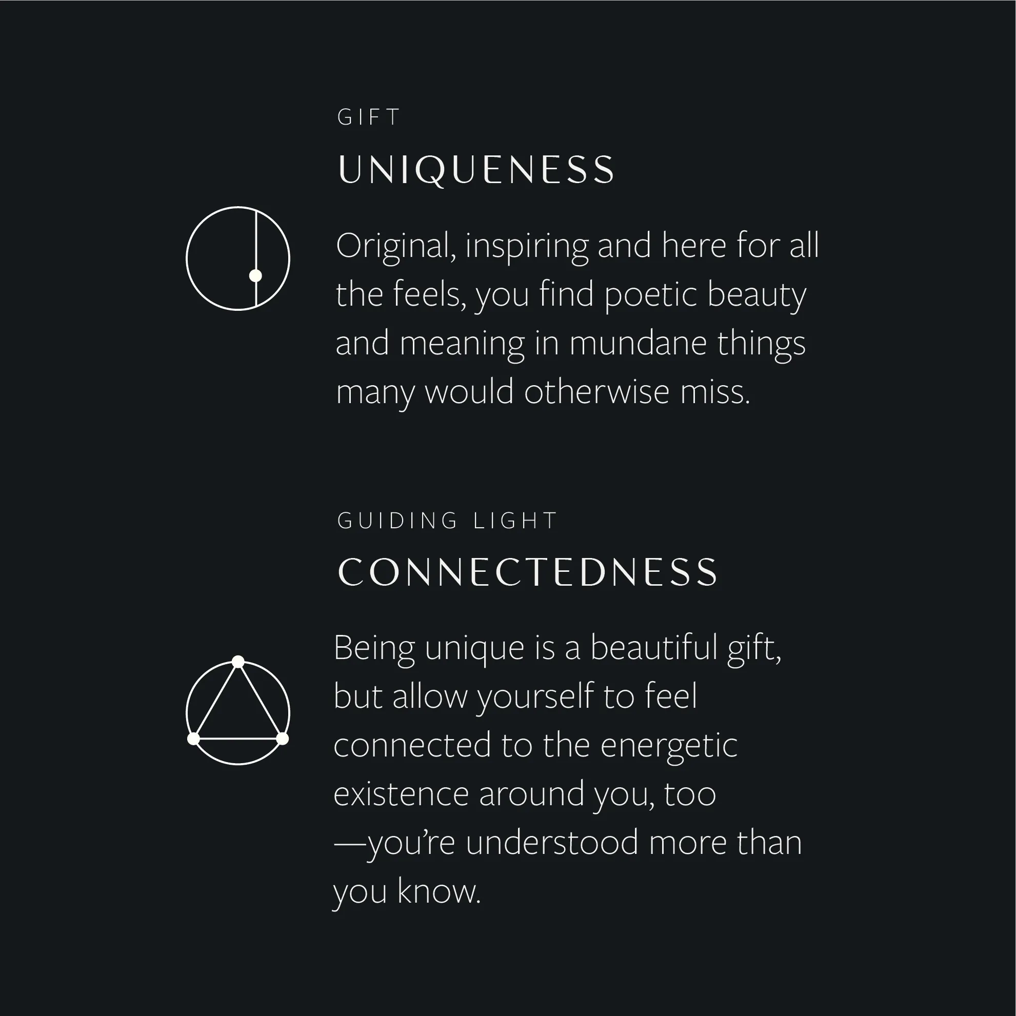 Enneagram Type Four Necklace