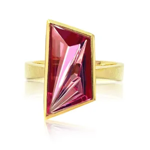 Enric Majoral One of a Kind Munsteiner Pink Tourmaline Ring