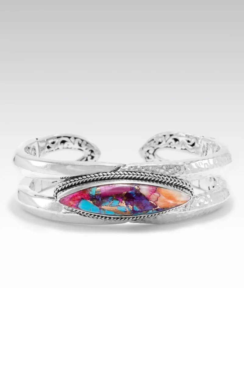 Eternal Encouragement Cuff? in Sweetart Kingman Turquoise