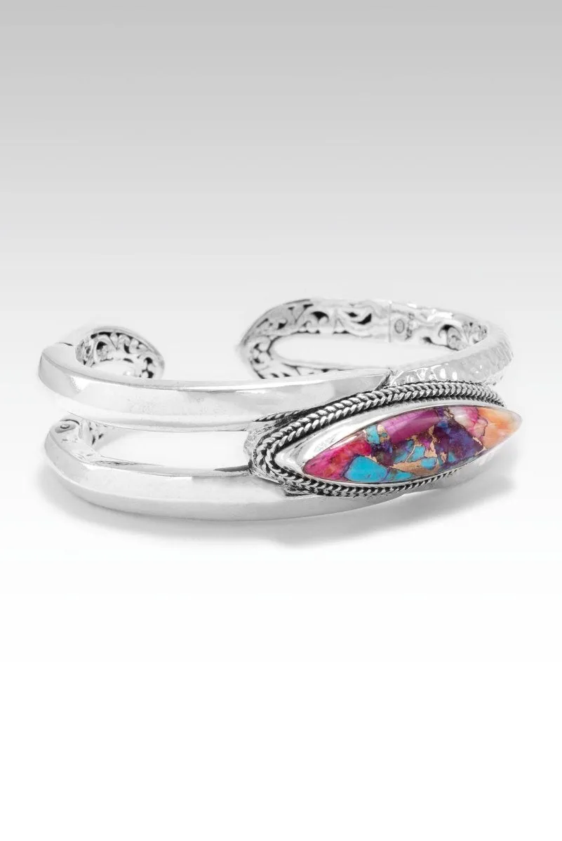 Eternal Encouragement Cuff? in Sweetart Kingman Turquoise