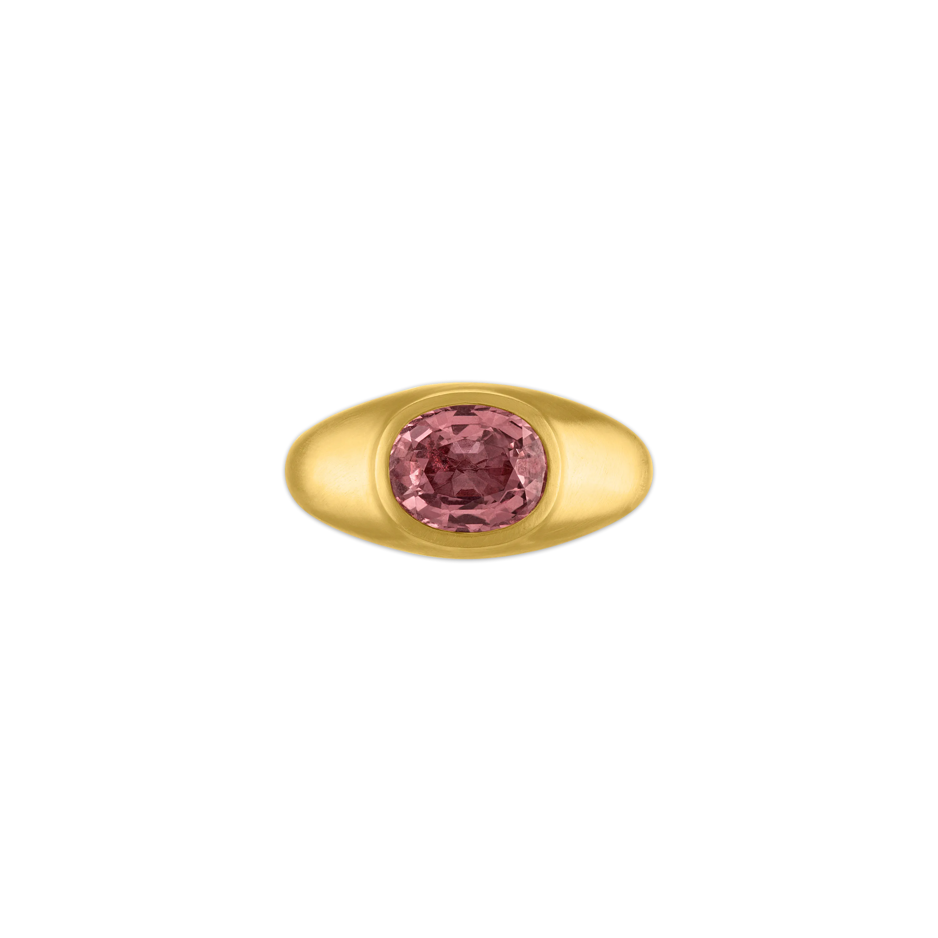 Faceted Pink Sapphire Roz Ring