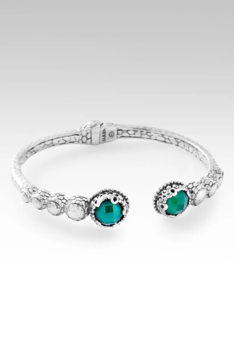 Faith in the Unseen Tip-to-Tip Bracelet? in Green Onyx