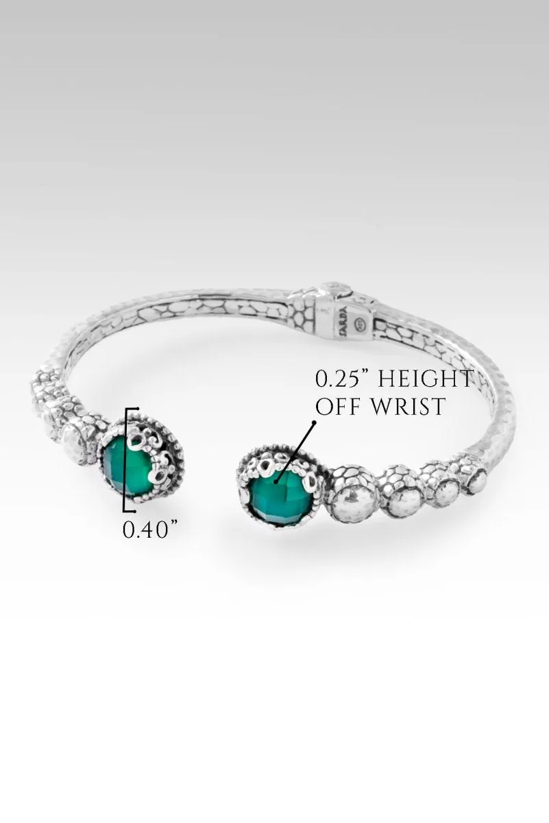 Faith in the Unseen Tip-to-Tip Bracelet? in Green Onyx