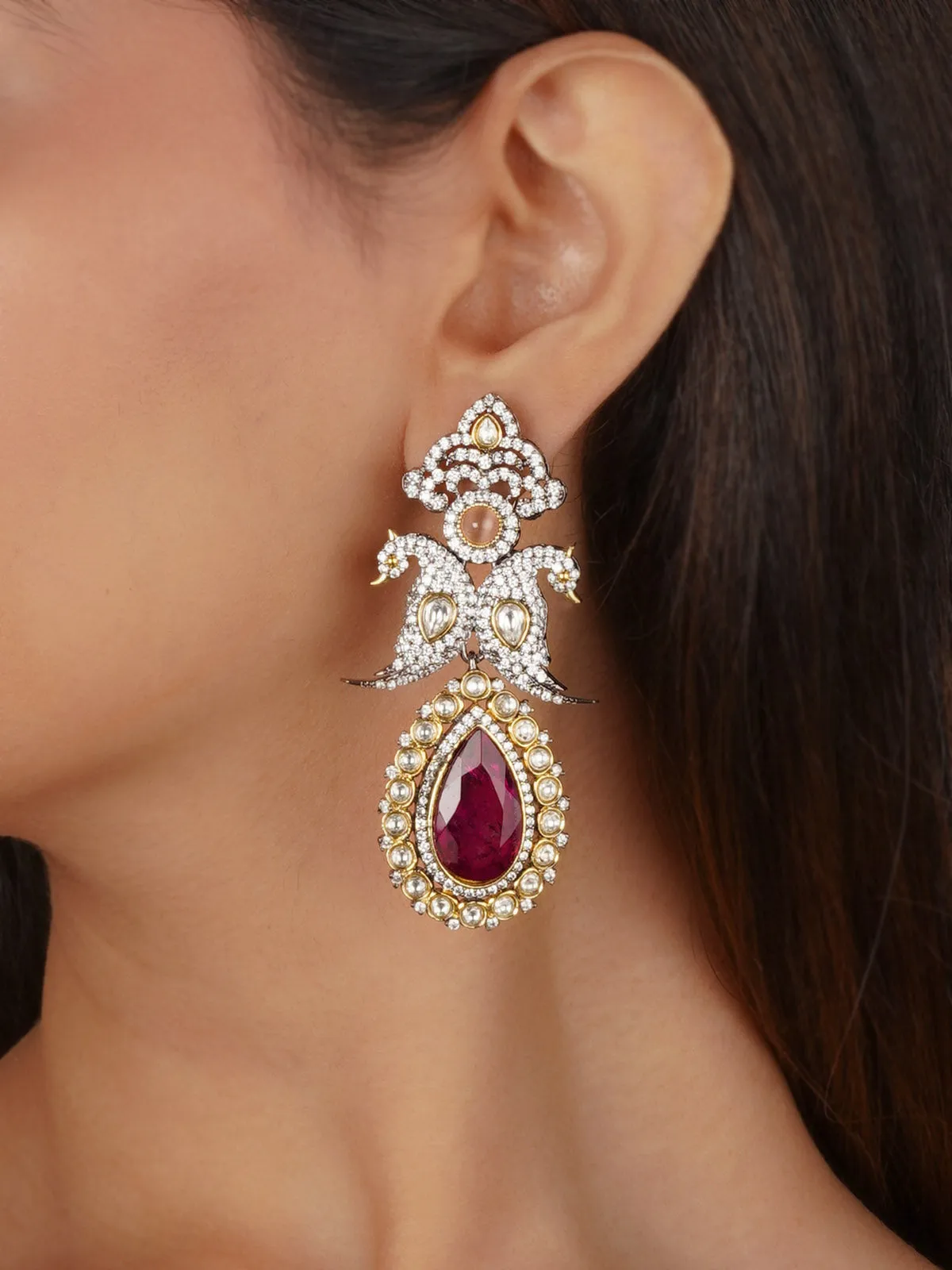 Faux Diamond Earrings - CZEAR584