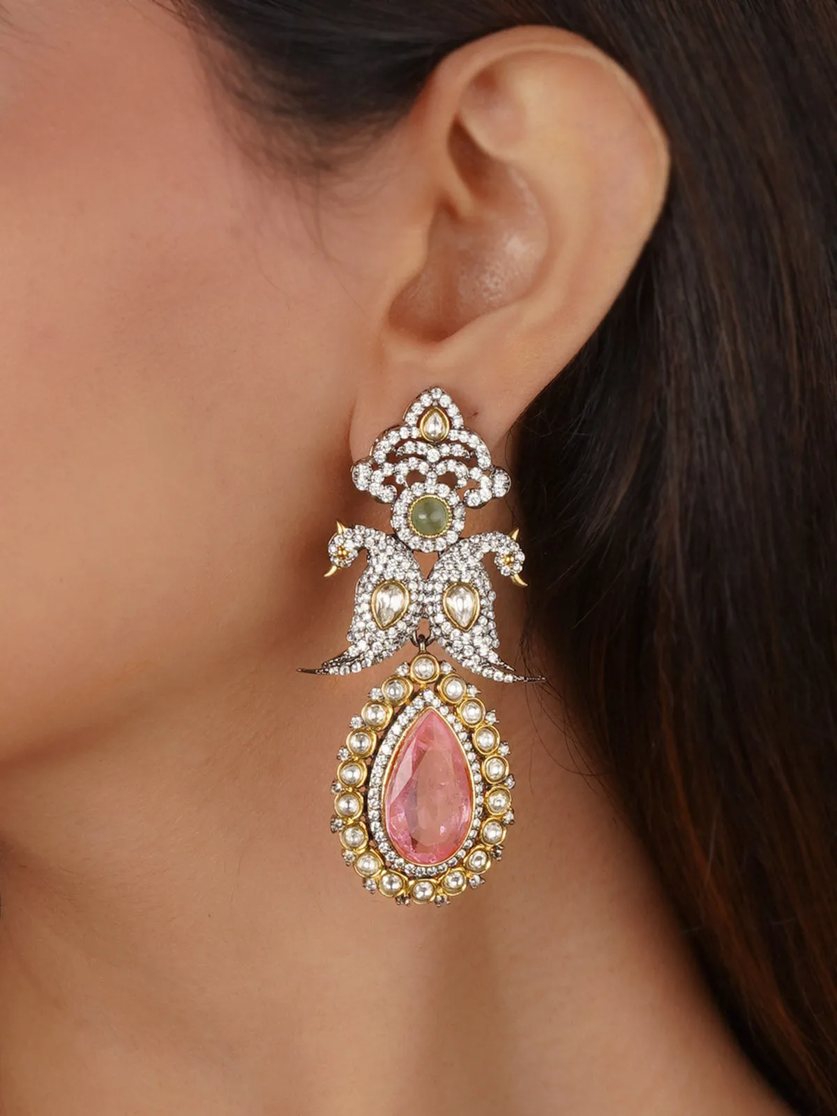 Faux Diamond Earrings - CZEAR584