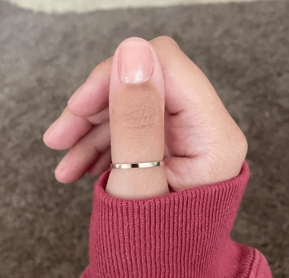Flat Top Design Wedding Band - 1.5 mm, Megan
