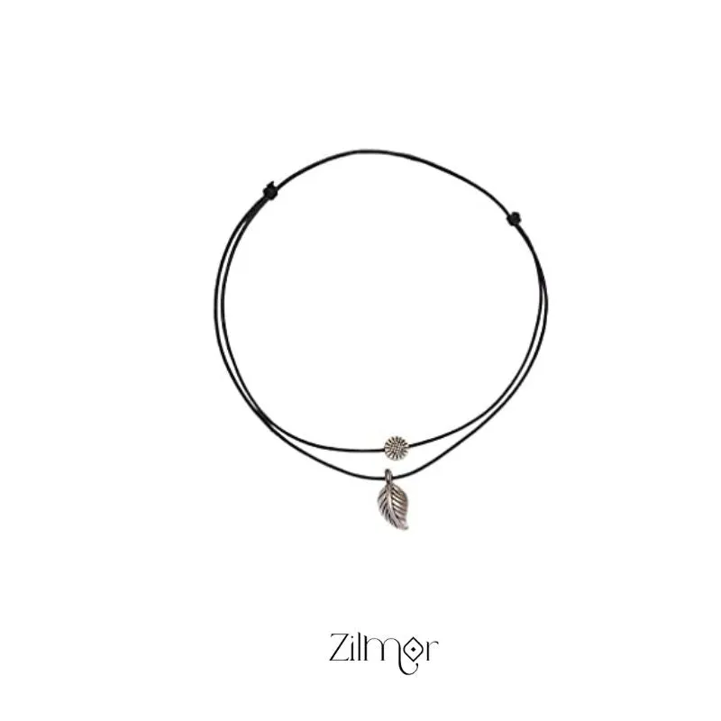 Flower & Leaf Anklet