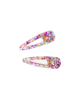 Gel Sparkle Hair Clips