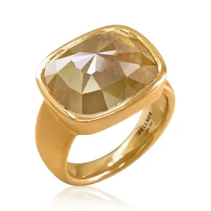 Gellner One of a Kind Fancy Cut Diamond Rose Gold Ring