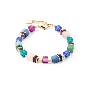 GeoCUBE? Precious Statement bracelet gold-multicolour