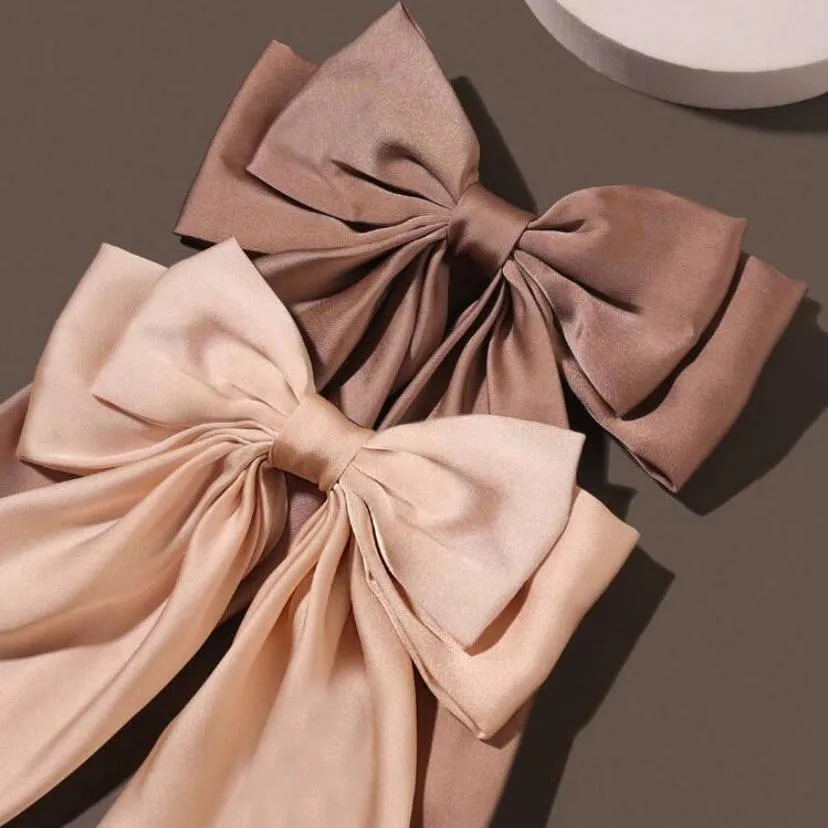 Glammed Up Solid Color Hair Bow