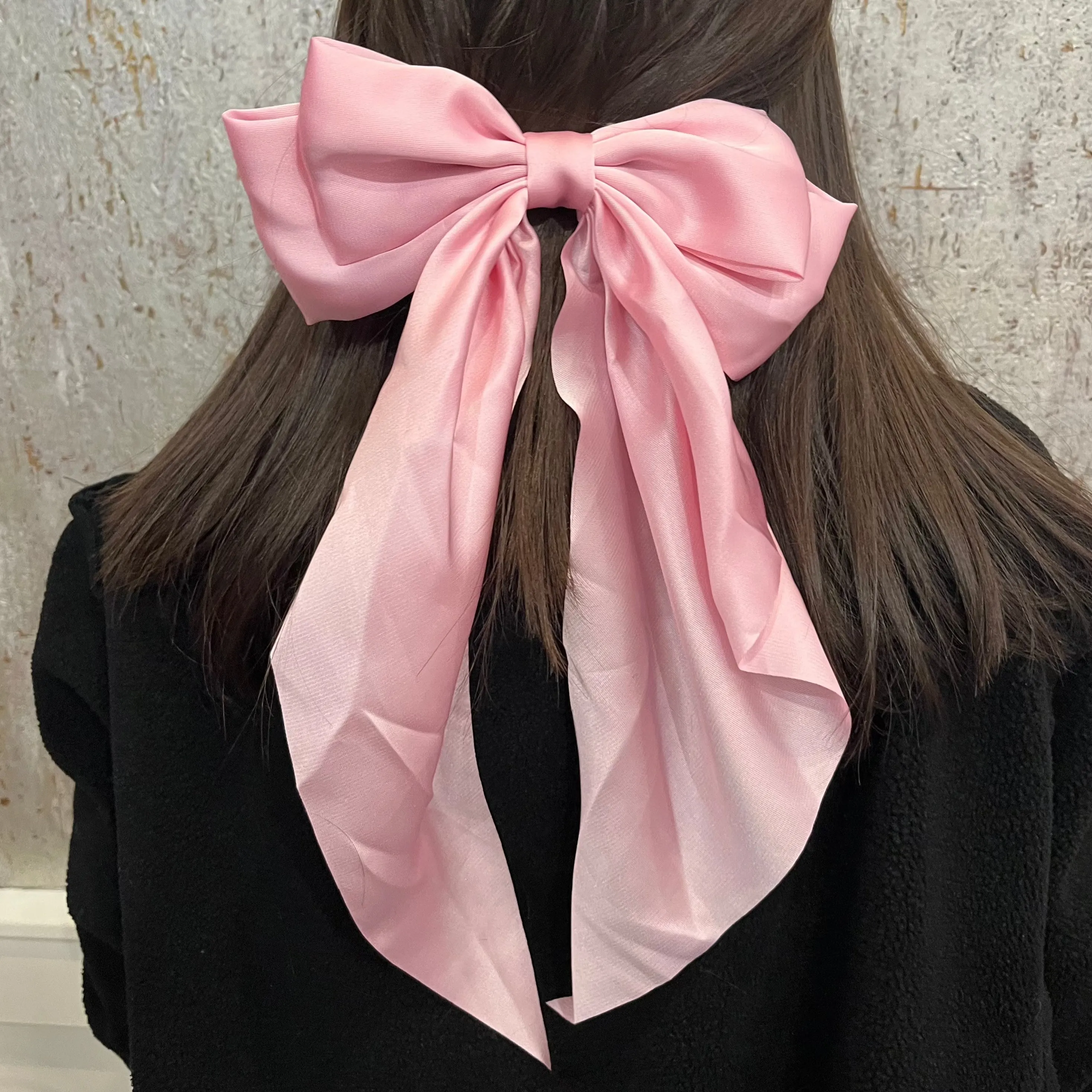 Glammed Up Solid Color Hair Bow