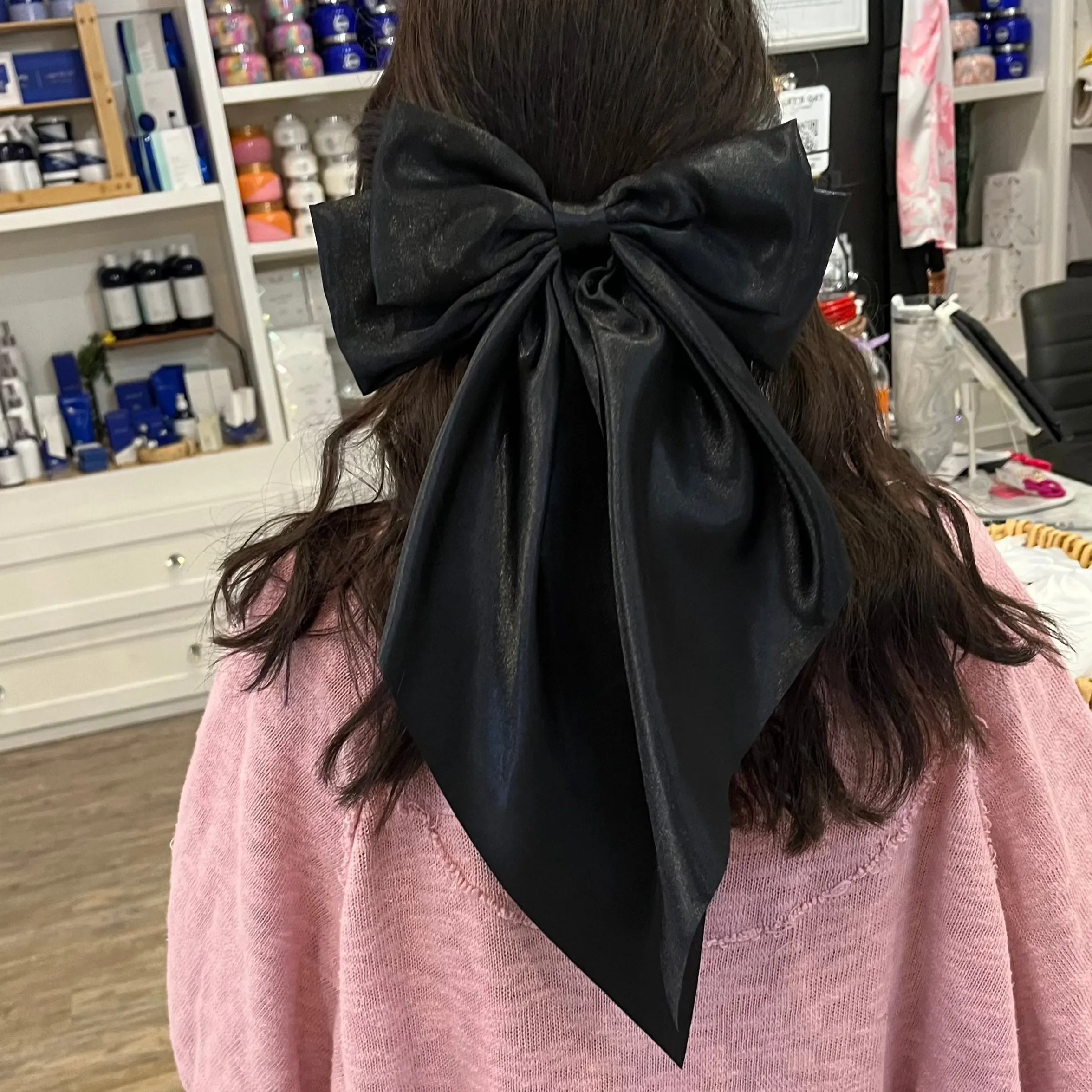 Glammed Up Solid Color Hair Bow