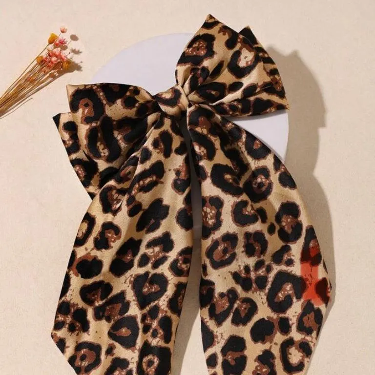 Glammed Up Solid Color Hair Bow